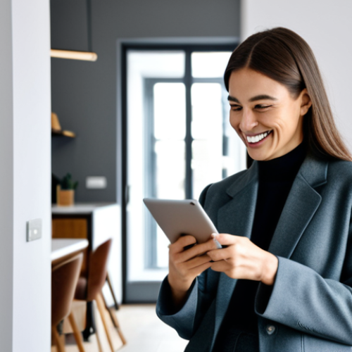 Home 6 카드 이용한 재테크 방법 - Smart Credit Card Usage**
A professional-looking woman smiling confidently, holding a credit card i...